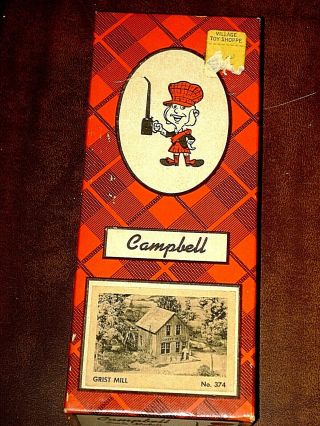 Vintage Campbell Scale Models Ho Kit 374 Grist Mill
