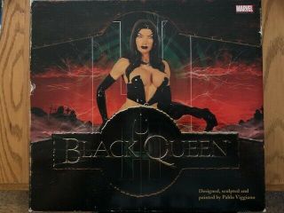 Black Queen Bust Statue Marvel Rare 290/300 X - Men Dynamic Forces 2004