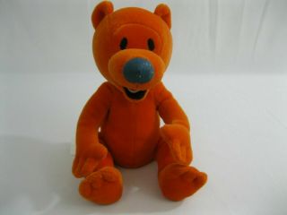 Ojo 8 " Orange Bear Bean Plush - Bear In The Big Blue House - Disney Store