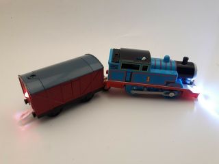 Custom Light Up Thomas Thomas & Friends Trackmaster Motorized Train 2006 Hit Toy