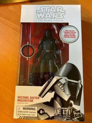Star Wars Black Series First Edition Second Sister Inquisitor In Hand