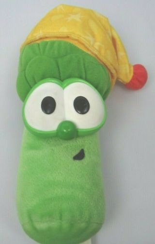 1999 Veggie Tales Apx 10 " Jr Asparagus Light Up Singing By Fisher Price