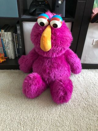 24” Telly Monster Plush Toy From Sesame Street By Applause 1994