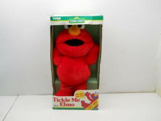 Sesame Street " Tickle Me Elmo " Doll 1996 Edition By Tyco