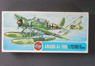Airfix 1/72nd Scale Arado Ar 196 Kit No.  02019 - 0 In Open Box