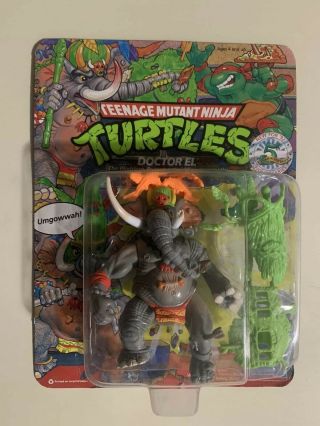 1992 Teenage Mutant Ninja Turtles Doctor El Unpunched Tmnt Playmates Figure Moc