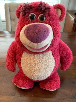 Disney Toy Story Lotso Huggin Bear Talking 15” Plush Thinkway Disney Pixar Lotso