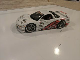 Muscle Machines 2003 Acura Nsx Tuners 1:18 Scale Diecast 03 Honda Car White