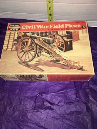 Life Like Hobby Kits Civil War Field Piece Cannon