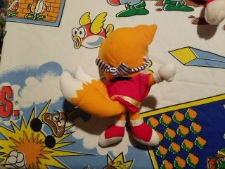 RARE SEGASonic Sonic the Hedgehog Fighter Karate Tails Plush Doll Toy SEGA 3