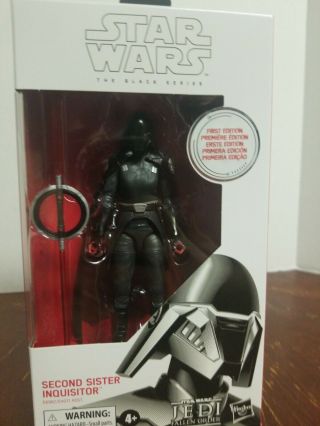 Star Wars Black Series First Edition Second Sister Inquisitor In Hand