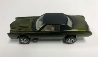 Custom Eldorado 1968 Hot Wheels Redline (metallic Olive Paint With Us Base)