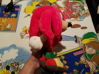 RARE SEGASonic Sonic the Hedgehog Suction Cup Knuckles Plush SEGA Toy Doll 3