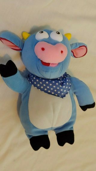 Dora The Explorer Benny The Bull Blue Plush Stuffed Doll Animal Gund