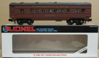 Lionel 6 - 16002 PRR/Pennsylvania Coach Passenger Car O - Gauge 2