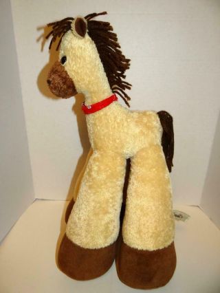 Bestever Large 19 " Funny Big Feet Tan Brown Horse Pony Plush Toy Stuffed Animal