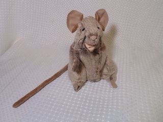 Folkmanis Brown Mouse / Rat Realistic Hand Puppet Plush Stuffed Animal