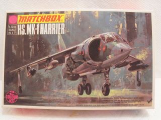 Matchbox Hs.  Mk - 1 Harrier 1/72 Scale 2 Color Kit (sb10)