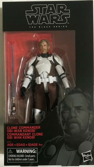 Hasbro Star Wars Black Series Exclusive Commander Obi - Wan Kenobi 6 " Figure