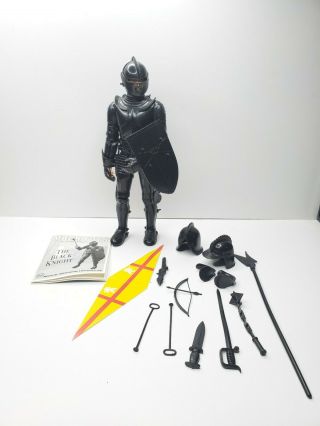 Marx Toys Noble Knights Sir Cedric The Black Knight Figure 2001 W/ Accessories