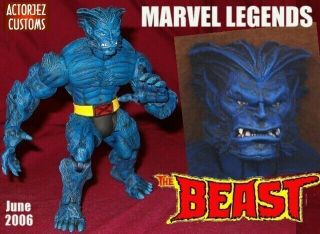 Marvel Legends Beast Custom Figure X - Men Avengers Jim Lee Claremont Byrne