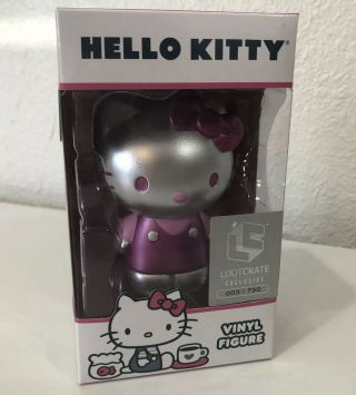 2019 Sdcc Exclusive Loot Crate 45 Yr.  Hello Kitty Special Edition Figure 3 / 750