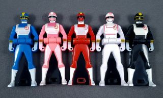 Gokaiger Changeman Ranger Key Set Full Team Complete Bandai Japan Power Rangers