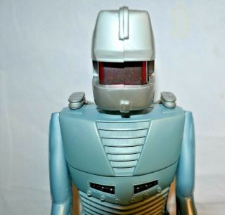 Rom Space Knight Battery Operated 12 " Figure Gun Metal Gray