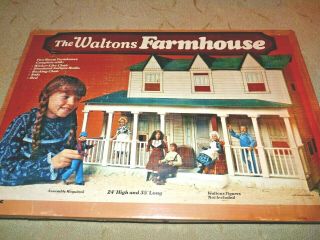Mego Lorimar 1975 Vintage The Waltons Farmhouse Playset With Box