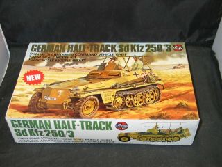 Airfix German Half - Track Sdkfz250/3 Scale 1:32 Open/bagged Box Kit 06501 - 6 1975
