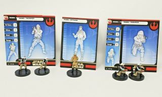Wizards Of The Coast Star Wars Miniature Rebel Storm Officer Trooper 1.  5 " Rpg