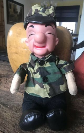 Mr.  Magoo Goes To The Military Stuffed Animal Plush