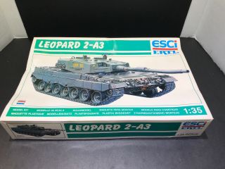 Esci Ertl 1/35 Scale German Leopard 2 - A3 Battle Tank Model