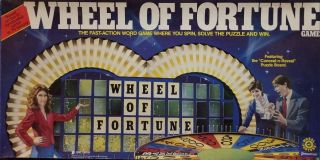 Wheel Of Fortune Board Game By Pressman 1985 Complete & Ready To Play