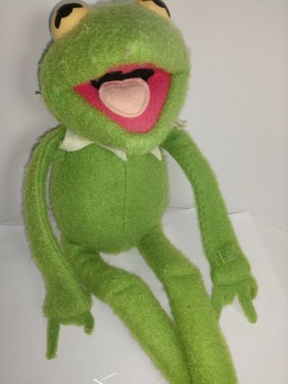 Vintage Kermit The Frog 850 1976 Fisher Price Plush Muppet Jim Henson Toy