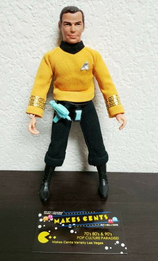 1974 Mego 8 " T2 Star Trek Action Figure - Captain Kirk Complete Minty