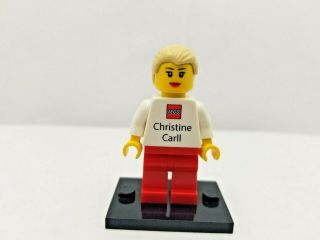 Lego Minifigure Lego Employee Business Card Christine Carll