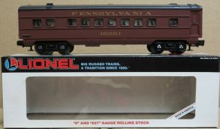 Lionel 6 - 16001 Prr/pennsylvania Coach Passenger Car O - Gauge