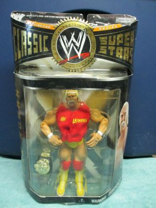 Wwe Jakks Classic Superstars Hulk Hogan W/red Shirt Wrestling Figure Wwf,  Wcw