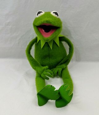 Vtg Kermit The Frog 850 1976 Fisher Price Plush Muppet Jim Henson