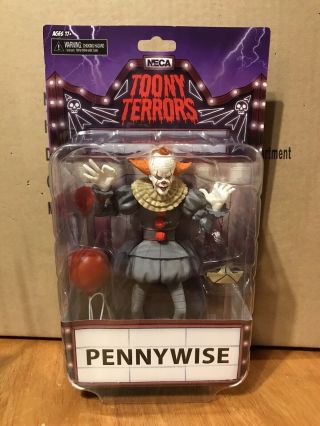 Neca Toony Terrors Stylized Pennywise It 2018 6 Inch Action Figure