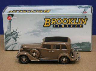 Brooklin Bml 09 1:43 1933 Graham Blue Streak M64 4 Door Sedan Tan Mint/ Box Db