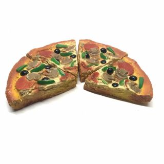 Vintage MTC Play Food Pizza Hut Pizza,  4 Slices,  Supreme 2