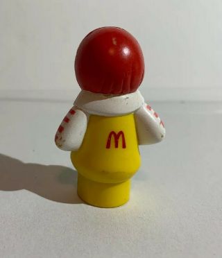 Vintage 1989 Fisher - Price Little People McDonald ' s Ronald McDonald 2