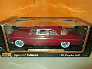 Maisto Special Edition 1956 Chrysler 300b 1:18 Diecast