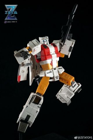 Hot Transformers Zeta Toys Zb - 03 Kronos Silver Arro Silverbolt Superion