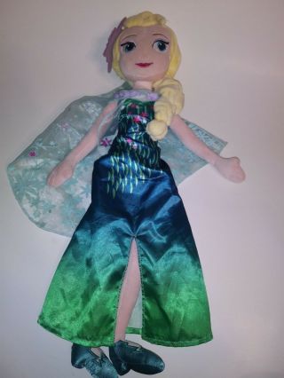 Disney Store Frozen Elsa Doll 20 " Plush Stuffed Animal