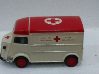 Matchbox Yesteryear Pre Pro Decals Citroen H Van British Red X St John Ambulance
