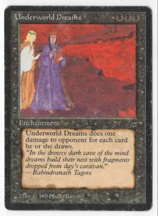 1994 Mtg Magic The Gathering Legends Underworld Dreams X1 Hp
