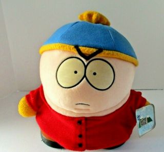 Vintage 1998 Comedy Central South Park Large Plush Cartman Doll 11.  5”